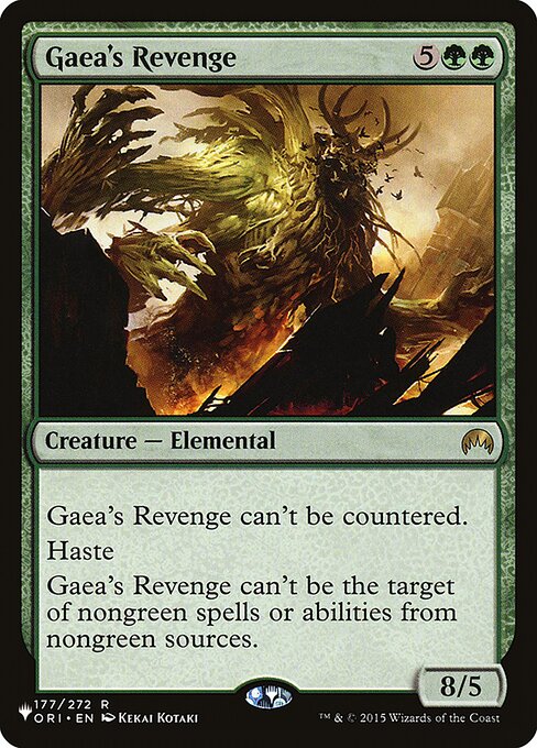 Gaea's Revenge ZNL-177 Rare Excellent Englisch