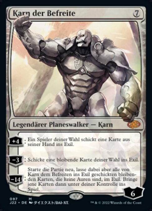 Karn der Befreite J22-97 Mythic Near Mint Deutsch