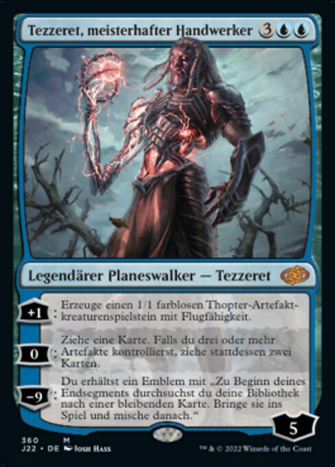 Tezzeret, meisterhafter Handwerker J22-360 Mythic Near Mint Deutsch