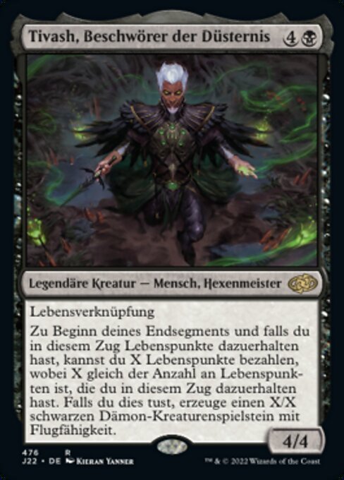 Tivash, Beschwörer der Düsternis J22-476 Rare Excellent Deutsch