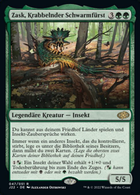 Zask, Krabbelnder Schwarmfürst J22-47 Rare Excellent Deutsch