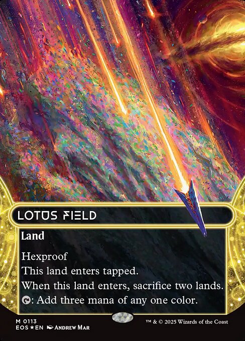 Lotus Field SLD-2023 Mythic Excellent Englisch Foil