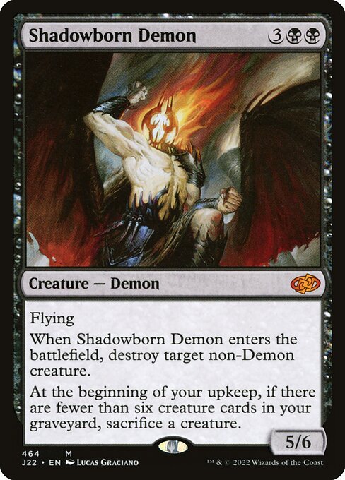 Shadowborn Demon J22-464 Mythic Near Mint Englisch