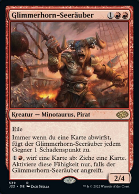 Glimmerhorn-Seeräuber J22-539 Rare Near Mint Deutsch