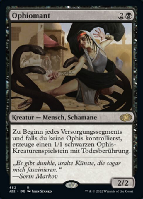 Ophiomant J22-452 Rare Excellent Deutsch