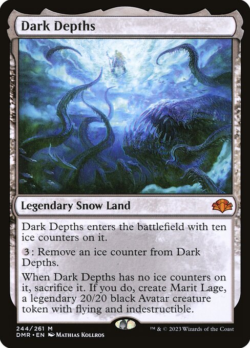 Dark Depths DMR-244 Mythic Near Mint Englisch Foil