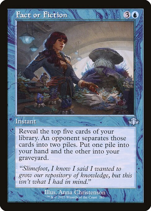Fact or Fiction XDMR-283 Uncommon Excellent Englisch Foil