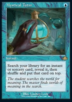 Mystical Tutor (V.1) XDMR-289 Rare Light Played Englisch