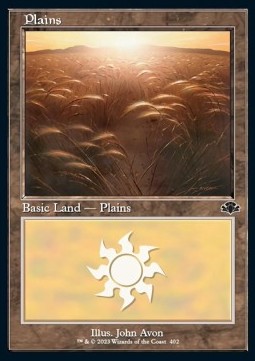 Plains DMR-402 Land Excellent Englisch Foil