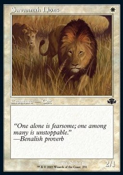 Savannenlöwen XDMR-270 Common Near Mint Englisch Foil