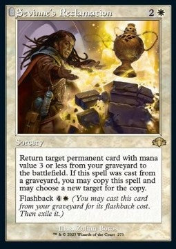 Sevinne's Reclamation XDMR-273 Rare Near Mint Englisch Foil