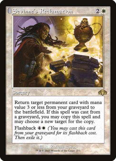 Sevinne's Reclamation XDMR-273 Rare Near Mint Englisch Foil