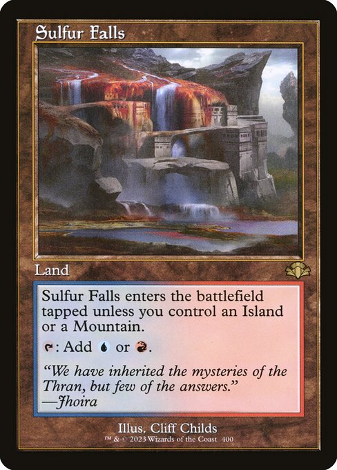 Sulfur Falls XDMR-400 Rare Near Mint Englisch Foil