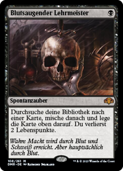 Blutsaugender Lehrmeister DMR-108 Mythic Excellent Deutsch
