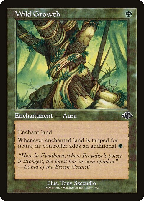 Wild Growth XDMR-352 Common Near Mint Englisch Foil