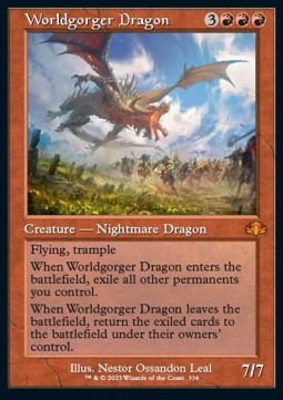Weltenverschlingender Drache (V.1) XDMR-334 Mythic Near Mint Englisch