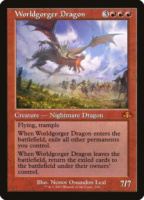 Weltenverschlingender Drache (V.1) XDMR-334 Mythic Near Mint Englisch