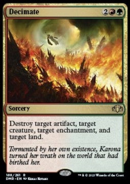 Decimate DMR-188 Rare Near Mint Englisch Foil