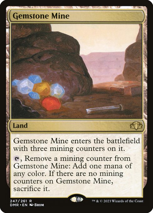 Gemstone Mine DMR-247 Rare Excellent Englisch Foil