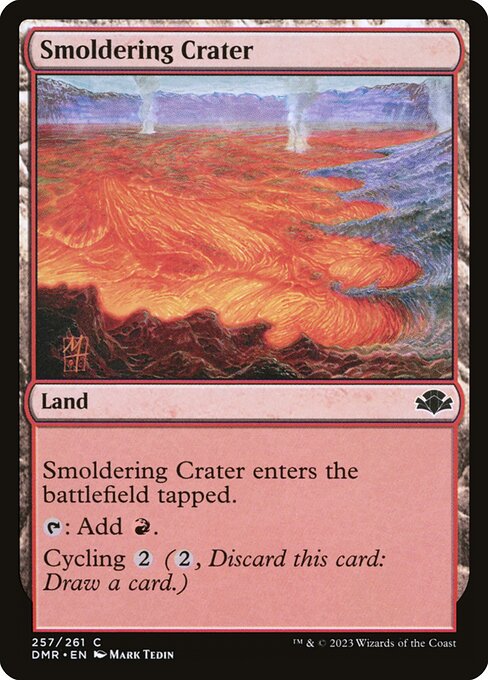Smoldering Crater DMR-257 Common Near Mint Englisch Foil