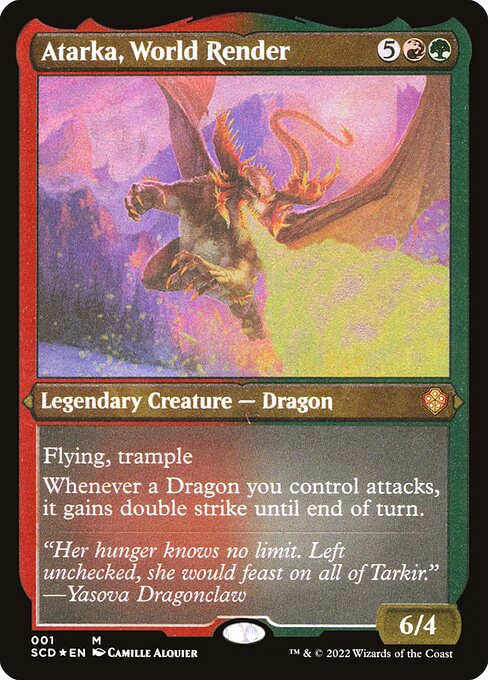 Atarka, World Render SCD-1 Mythic Near Mint Englisch Foil