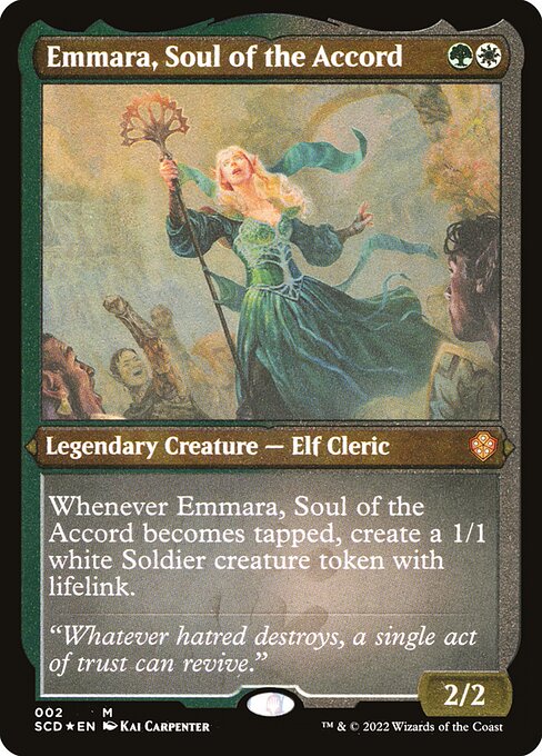 Emmara, Soul of the Accord SCD-2 Mythic Excellent Englisch Foil