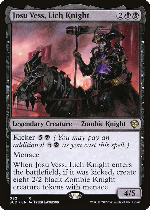 Josu Vess, Lich-Ritter SCD-82 Rare Near Mint Englisch