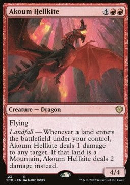 Akoum Hellkite SCD-123 Rare Near Mint Englisch