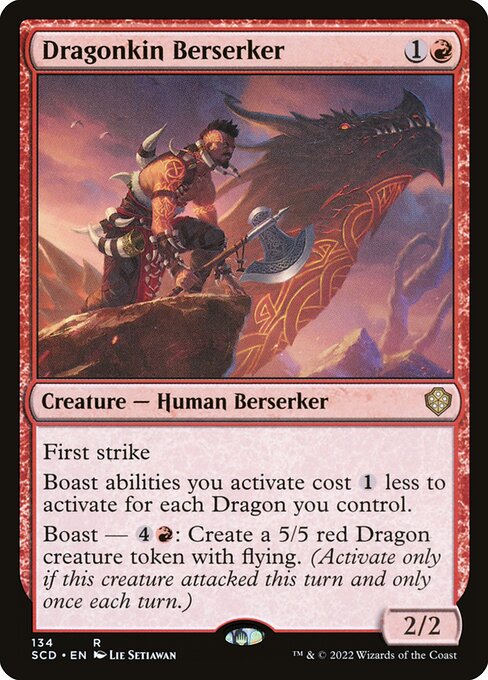 Dragonkin Berserker SCD-134 Rare Near Mint Englisch