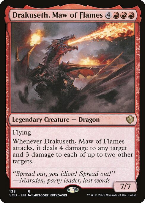 Drakuseth, Schlund der Flammen SCD-138 Rare Near Mint Deutsch