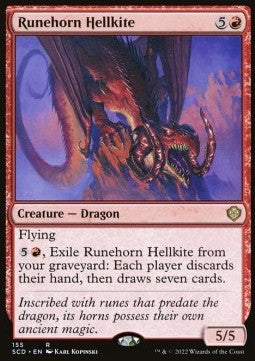 Runehorn Hellkite SCD-155 Rare Near Mint Englisch