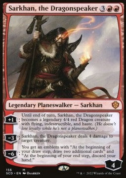 Sarkhan, the Dragonspeaker SCD-156 Mythic Near Mint Englisch