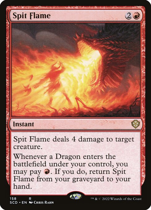 Spit Flame SCD-158 Rare Near Mint Englisch