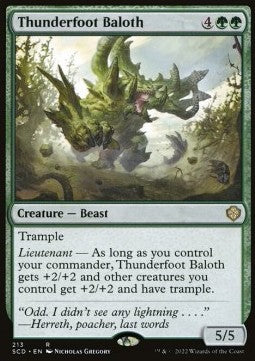 Donnernder Baloth SCD-213 Rare Excellent Deutsch