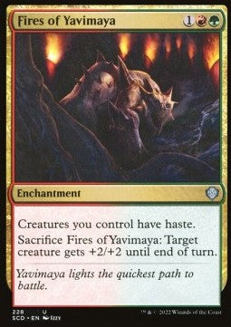 Feuer von Yavimaya SCD-228 Uncommon Near Mint Deutsch