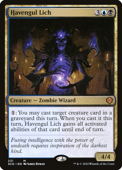 Lich aus Pfuhlhaven SCD-231 Mythic Excellent Englisch