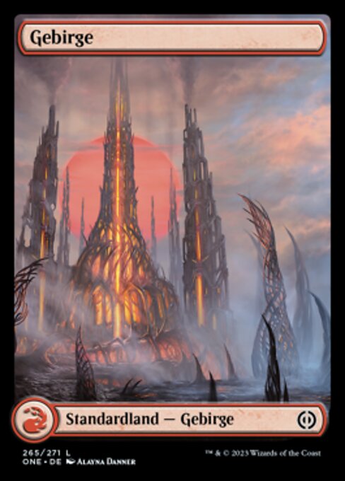 Gebirge (V.1) ONE-265 Land Good Deutsch Foil