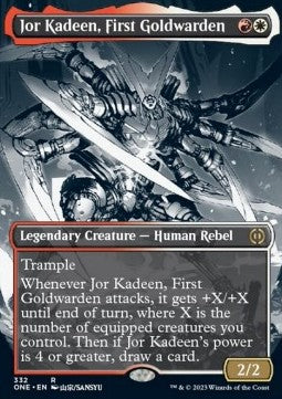 Jor Kadeen, Anführer der Goldwehr (V.1) XONE-332 Rare Near Mint Deutsch Foil