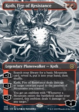 Koth, Flamme des Widerstands (V.1) XONE-338 Rare Near Mint Deutsch Foil