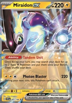 Miraidon ex SVI-081 Double Rare Excellent Englisch