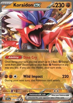 Koraidon ex SVI-125 Double Rare Near Mint Deutsch