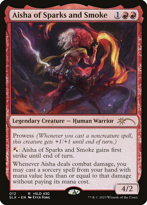 Aisha of Sparks and Smoke SLX-12 Rare Excellent Englisch