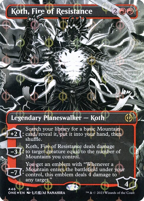 Koth, Flamme des Widerstands (V.2) XONE-446 Excellent Deutsch Foil