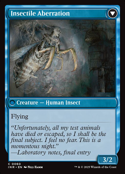 Delver of Secrets // Insectile Aberration - Back Face