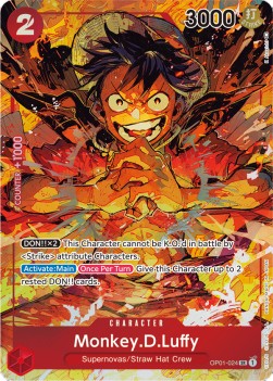 Monkey.D.Luffy (OP01-024) (V.2) OP01 Alternate Art Near Mint Englisch