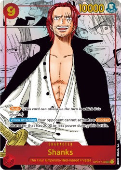 Shanks (OP01-120) (V.3) OP01 Manga Rare Near Mint Englisch