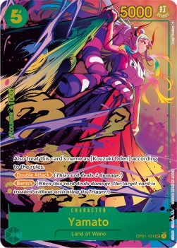 Yamato (OP01-121) (V.2) OP01 Alternate Art Near Mint Englisch
