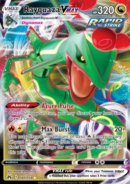 Rayquaza VMAX CRZ-101 Ultra Rare Near Mint Deutsch