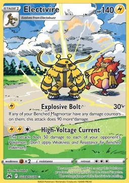Electivire CRZ-GG08 Holo Rare Near Mint Englisch