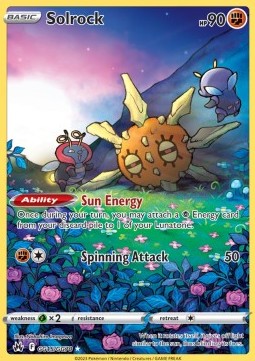 Solrock CRZ-GG15 Holo Rare Good Englisch